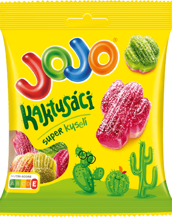 Jojo Kaktusáci mix of sour jelly candies with and without filling