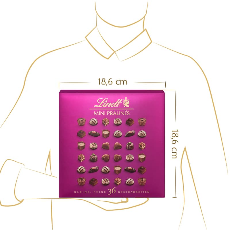 Lindt bonboniéra Mini čokoládové pralinky