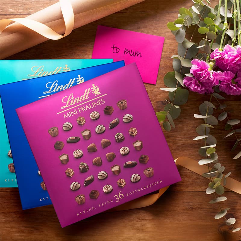 Lindt bonboniéra Mini čokoládové pralinky