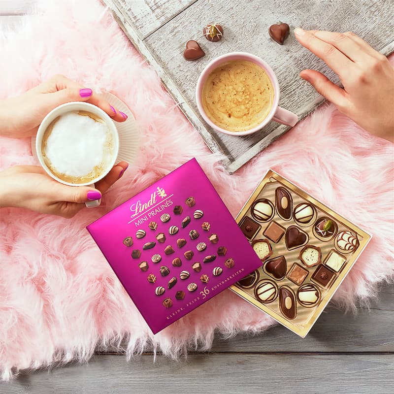 Lindt bonboniéra Mini čokoládové pralinky