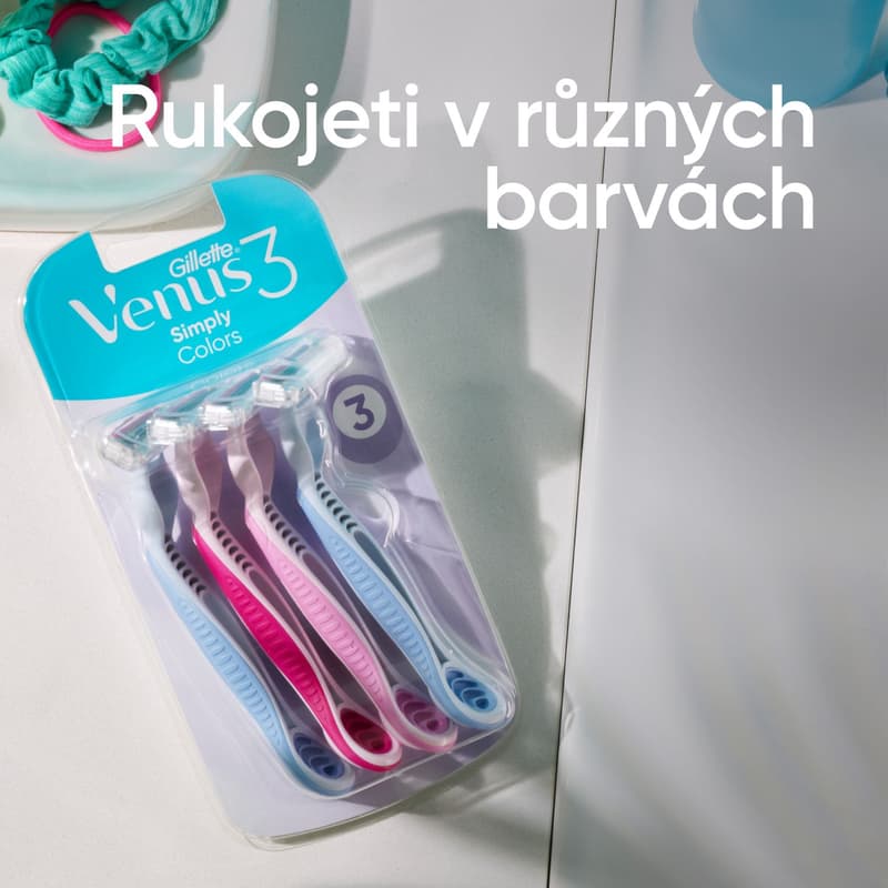 Gillette Venus 3 Colors pohotová holítka