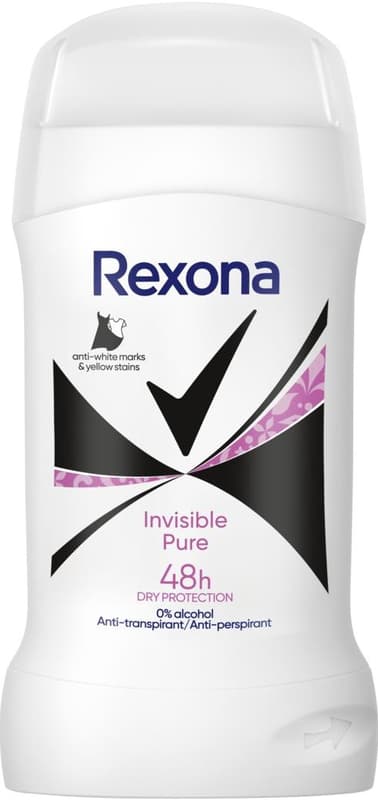 Rexona Invisible Pure tuhý antiperspirant