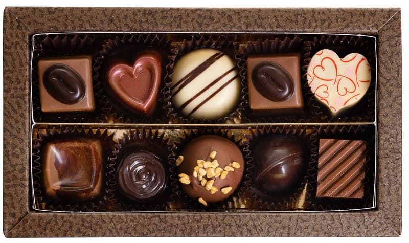 Čokoládovna Janek box of ten pralines