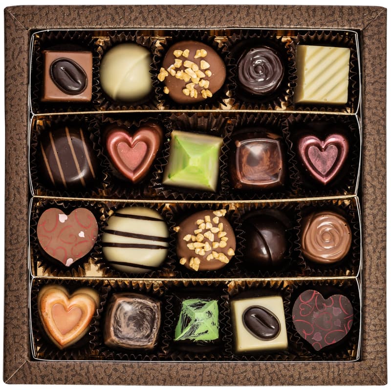 Čokoládovna Janek box of twenty pralines