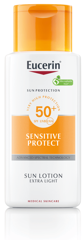 Eucerin SUN mléko na opalování Sensitive SPF50 150ml