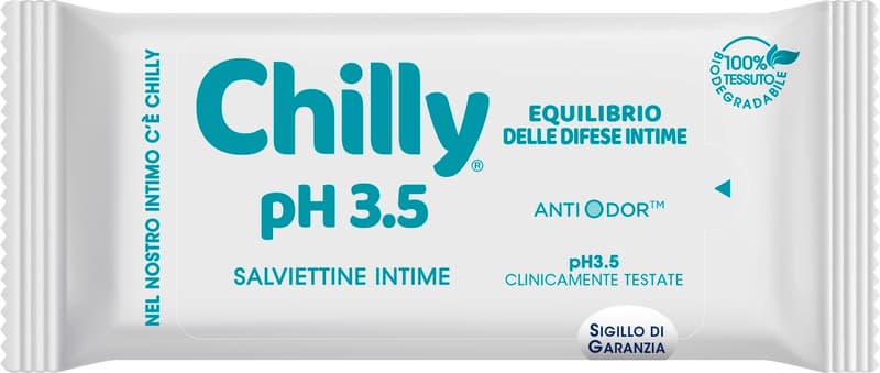 Chilly Pocket intimate wet wipes pH 3,5