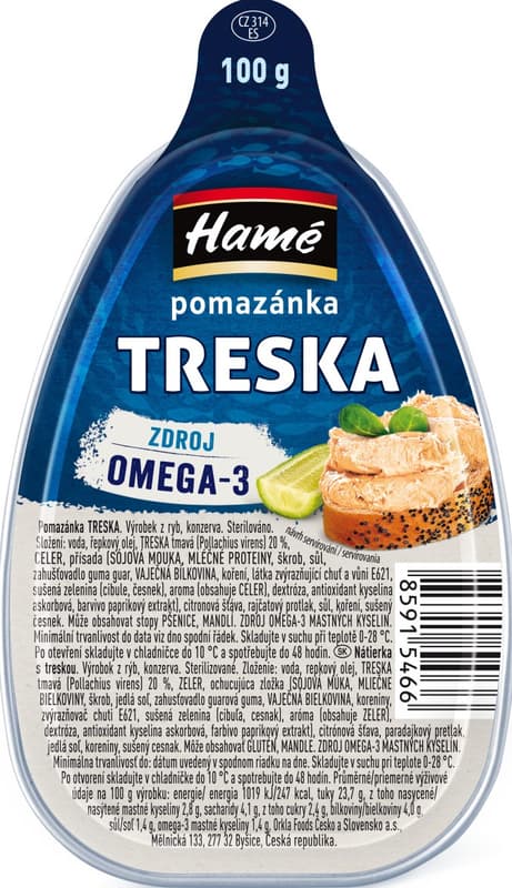 Hamé Pomazánka treska