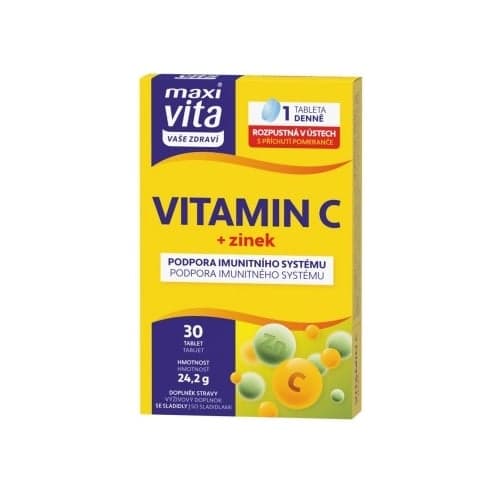 Maxi Vita Vitamin C+zinc 30 tablets