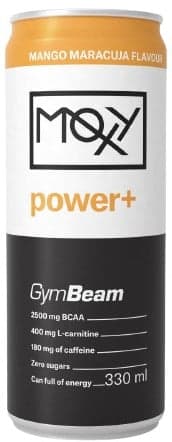 GymBeam Moxy Power+ energy drink mango passion fruit