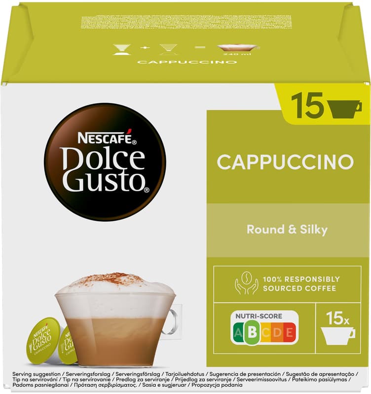 Nescafé Dolce Gusto Cappuccino coffee capsules