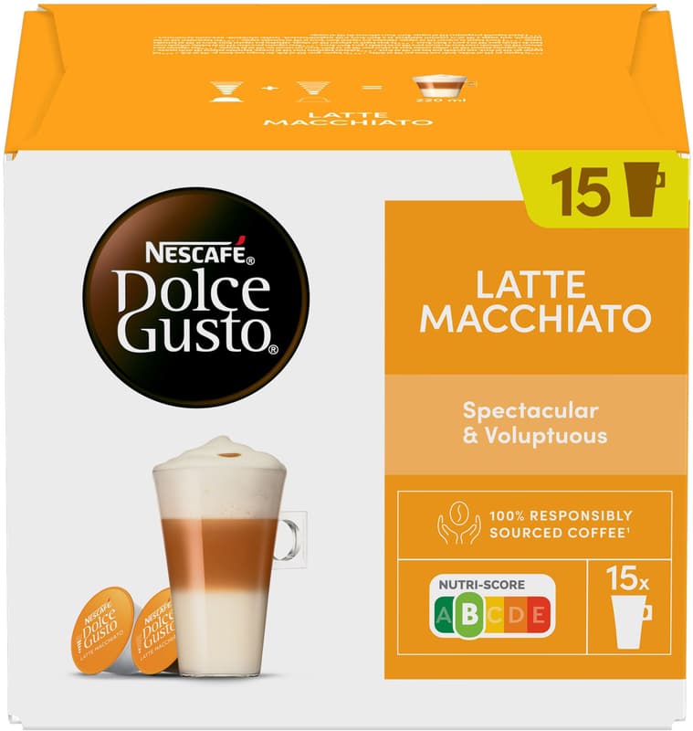 Nescafé Dolce Gusto Latte Macchiato coffee capsules