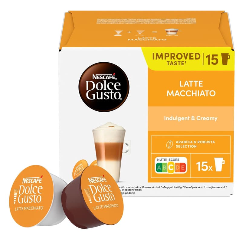 Nescafé Dolce Gusto Latte Macchiato coffee capsules