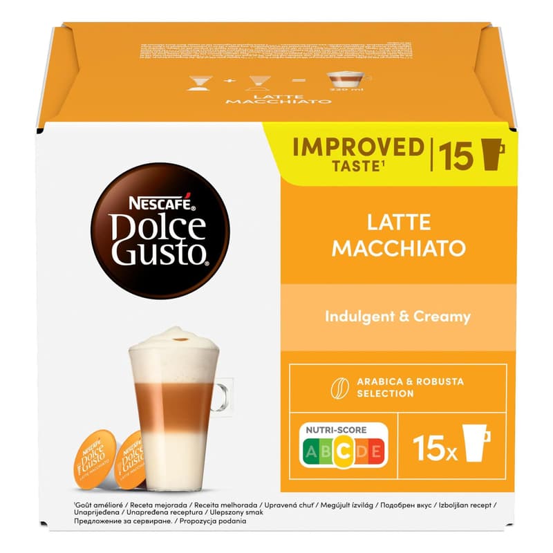 Nescafé Dolce Gusto Latte Macchiato coffee capsules