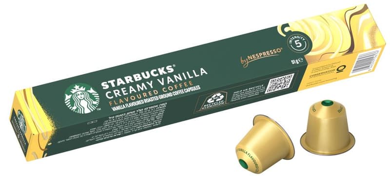 Starbucks® by Nespresso® Creamy Vanilla Flavored Coffee coffee capsules