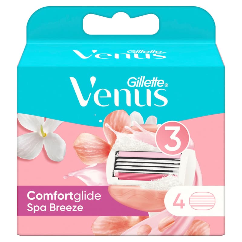 Gillette Venus ComfortGlide Spa Breeze Replacement shaving heads