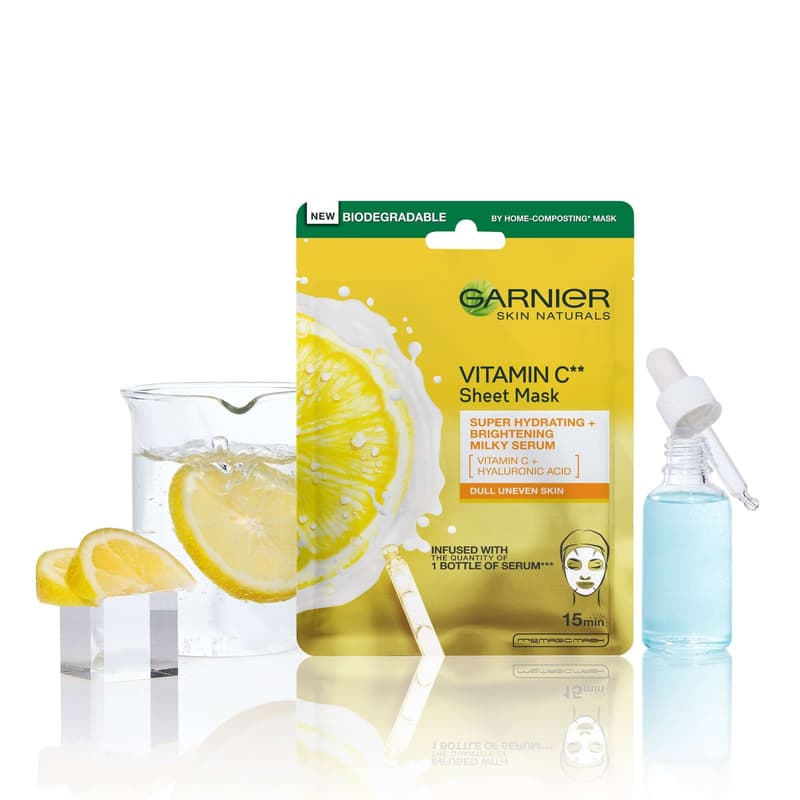 Garnier Skin Naturals Rozjasňující textilní maska s vitamínem C