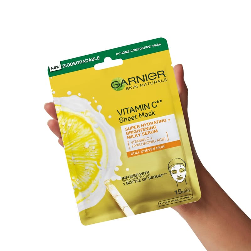 Garnier Skin Naturals Rozjasňující textilní maska s vitamínem C