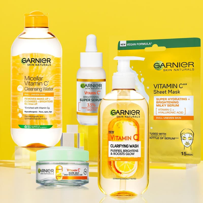 Garnier Skin Naturals daily brightening care with vitamin C