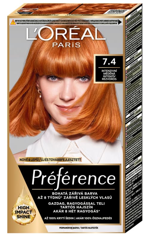 L'Oréal Paris Préférence Permanent Hair Color - Intense Copper