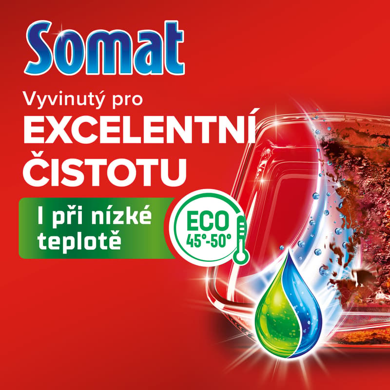 Somat Excellence Anti-Grease gel do myčky (2×0,81 l)