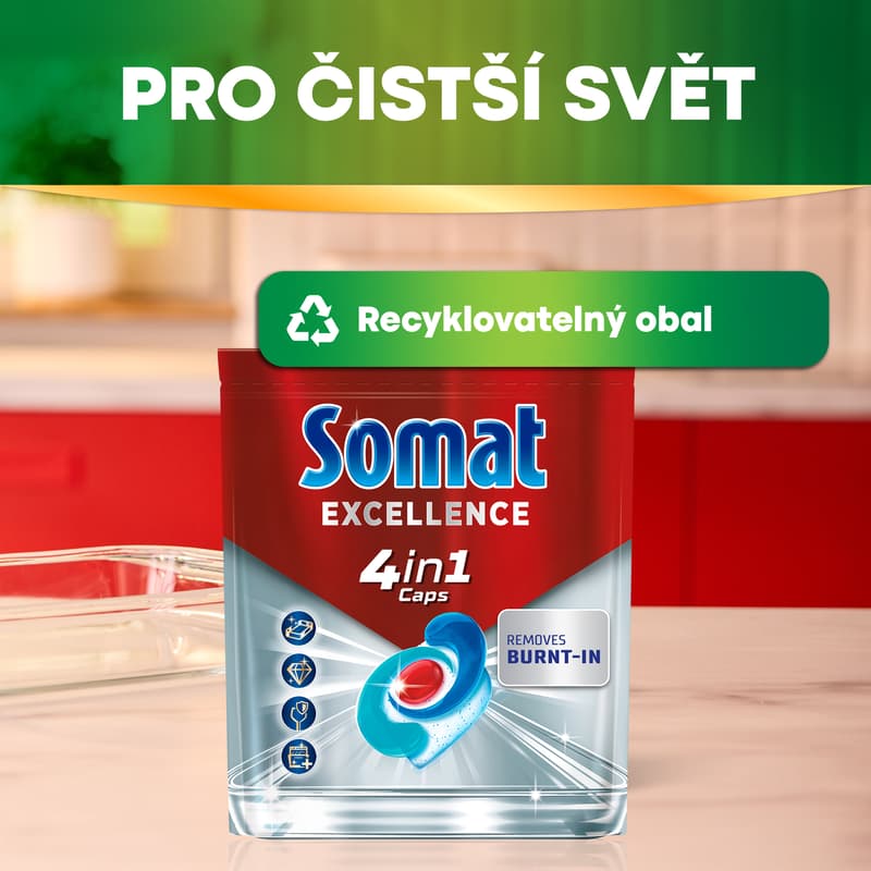 Somat Excellence 4v1 kapsle do myčky