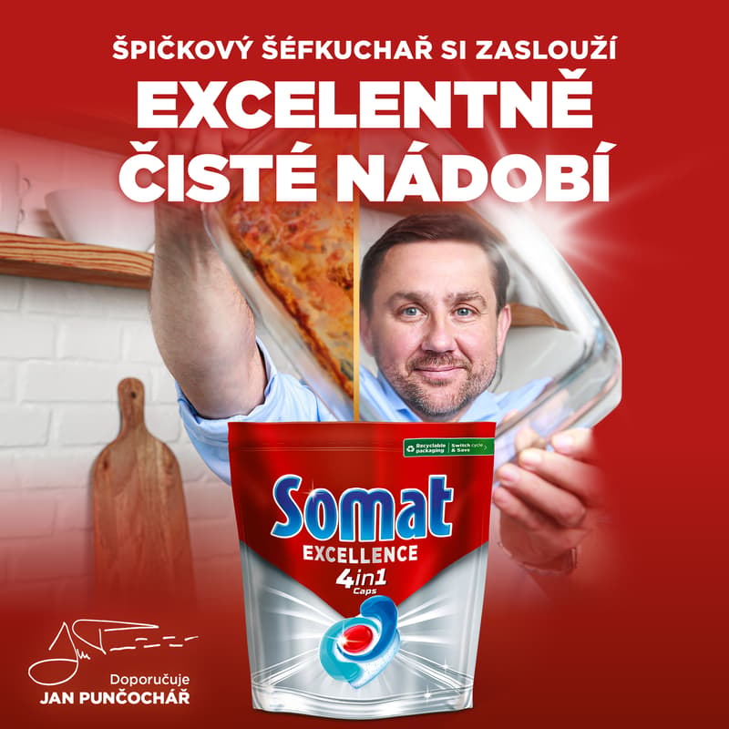 Somat Excellence 4v1 kapsle do myčky