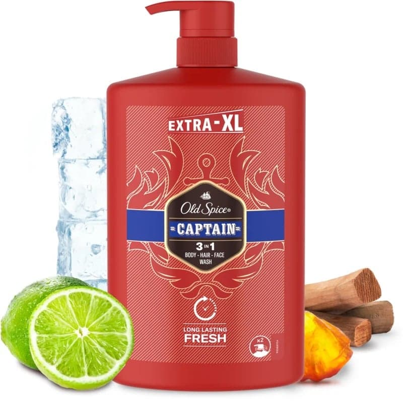 Old Spice Captain sprchový gel pro muže 3v1 s tóny santalového dřeva a citrusů