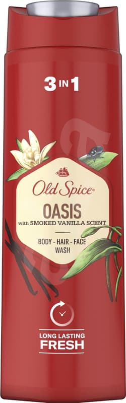 Old Spice Oasis sprchový gel pro muže 3v1 s vůní kouřové vanilky