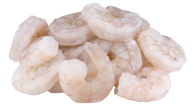 Raw peeled shrimps 31/40 (frozen)