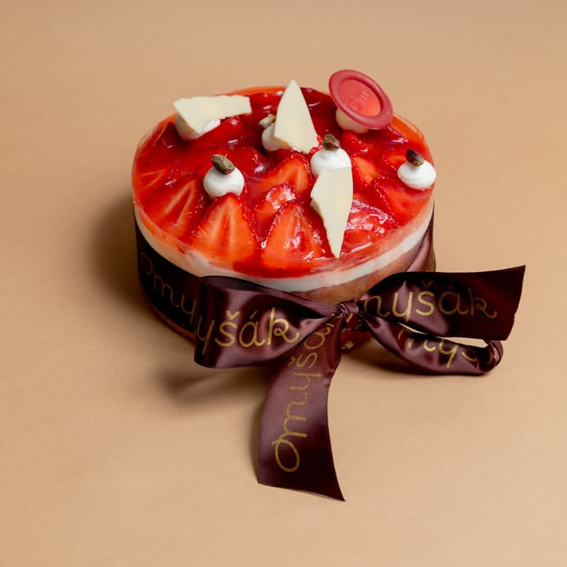 Cukrárna Myšák Jahodový dort narozeninový