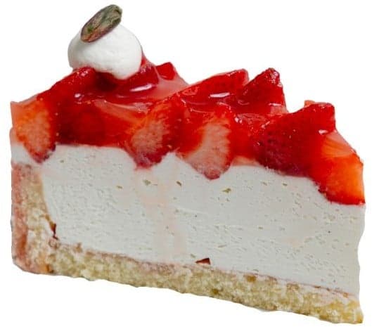 Cukrárna Myšák Strawberry cake (portion)