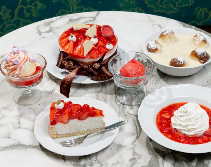Cukrárna Myšák Strawberry cake (portion)