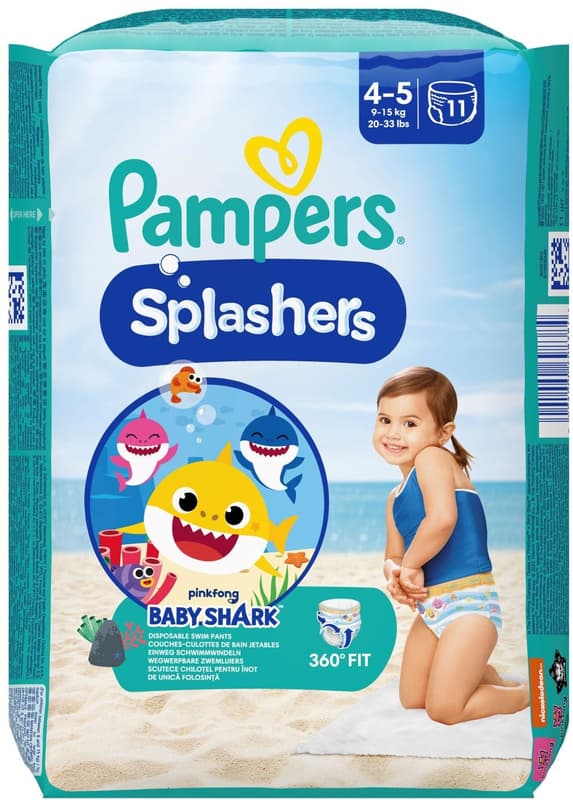 Pampers Splashers wet nappy pants 4 (9-15 kg)