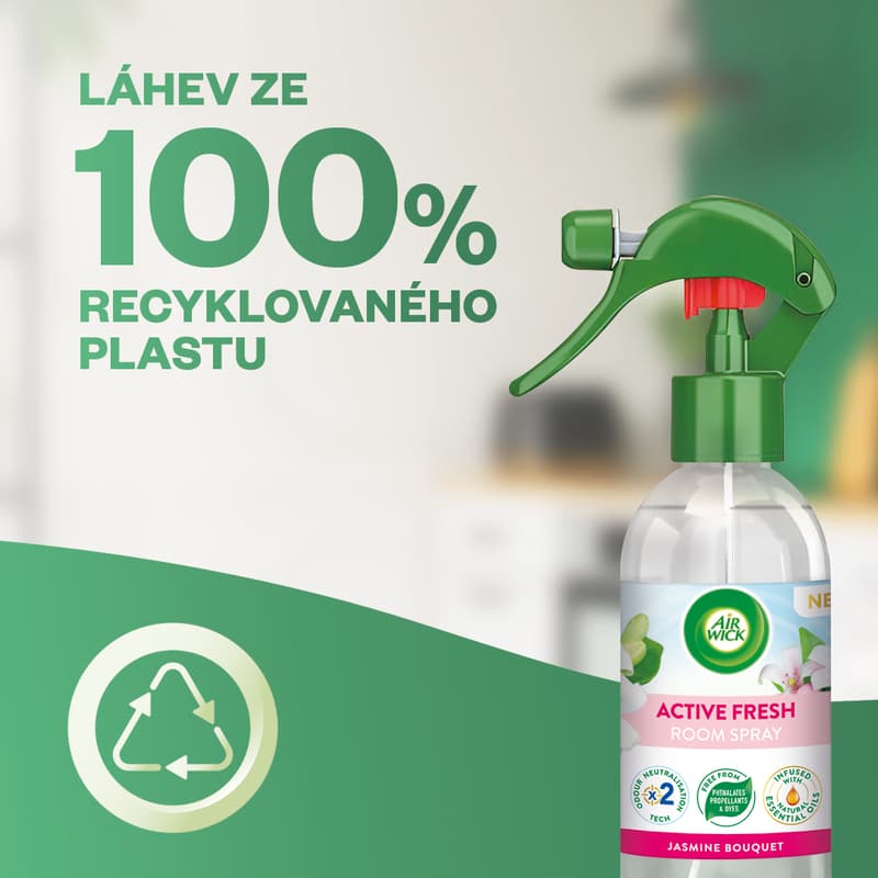 Air Wick Active Fresh spray air freshener - jasmine flowers