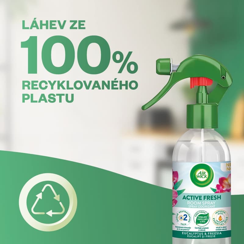 Air Wick Active Fresh spray air freshener - eucalyptus