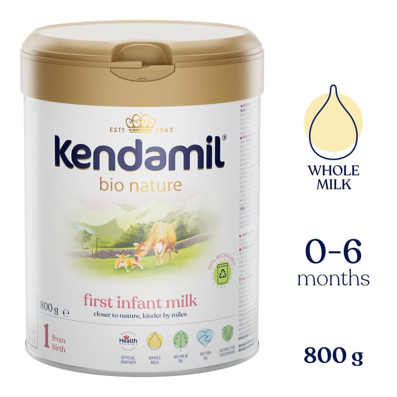 Kendamil BIO Nature počáteční mléko 1 DHA+