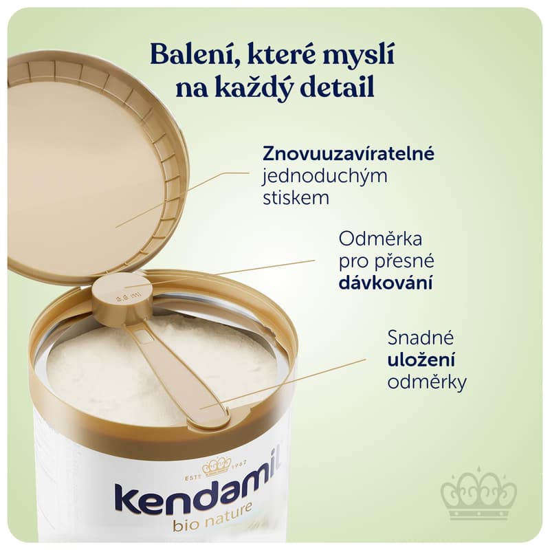 Kendamil BIO Nature pokračovací mléko 2 HMO+