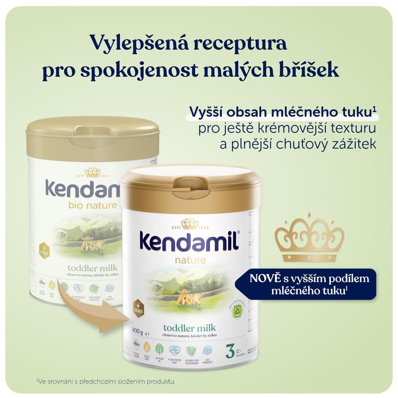 Kendamil Nature pokračovací mléko 3 HMO+