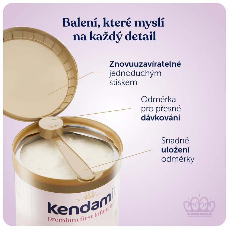 Kendamil Premium počáteční mléko 1 DHA+
