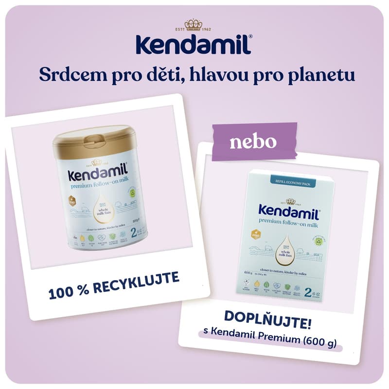 Kendamil Premium 2 HMO+ pokračovací mléko