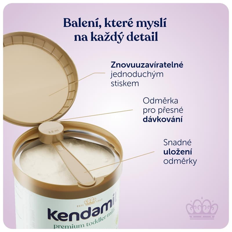 Kendamil Premium batolecí mléko 3 HMO+