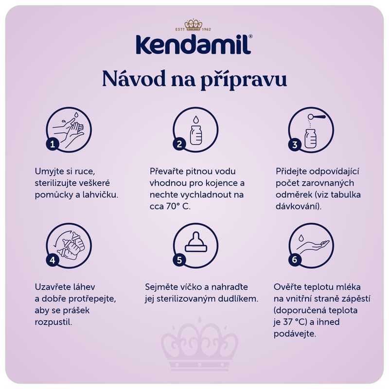 Kendamil Premium batolecí mléko 3 HMO+