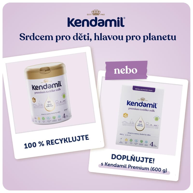 Kendamil Premium batolecí mléko 4 HMO+