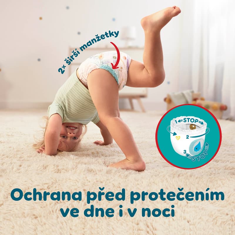 Pampers Active baby plenkové kalhotky 8 (17+ kg)