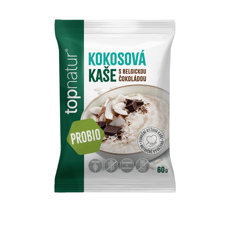 Topnatur Probio ricemeal Coconut with Belgian chocolate