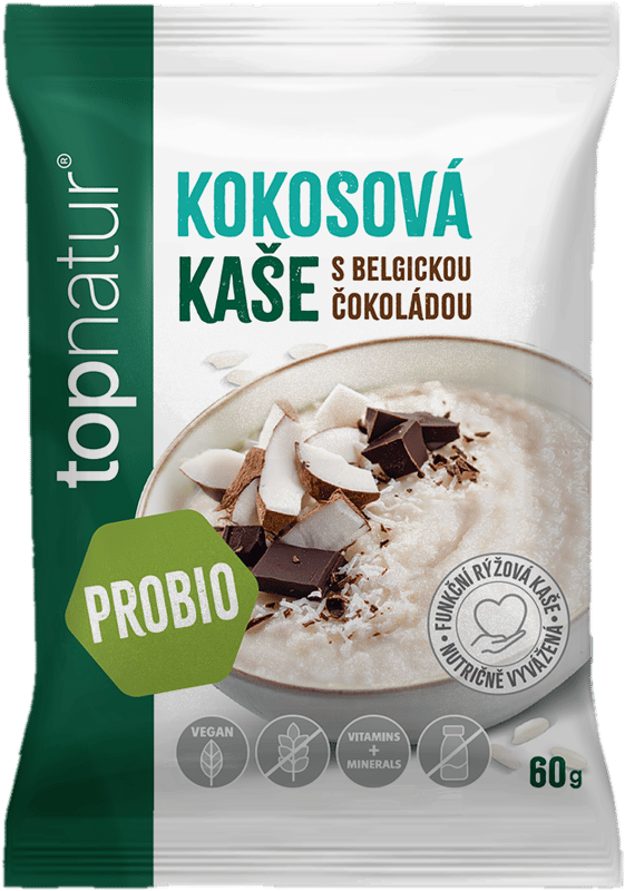 Topnatur Probio ricemeal Coconut with Belgian chocolate