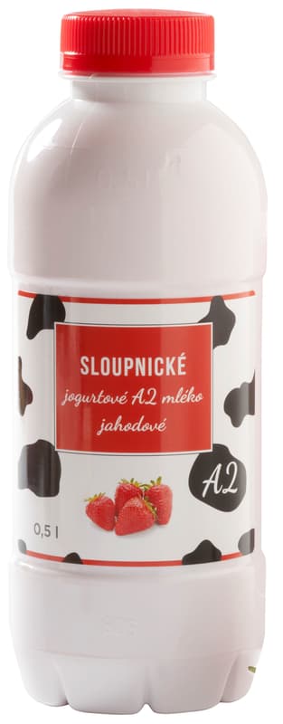 Mlékárna Řetová Sloupnické jogurtové A2 mléko jahodové