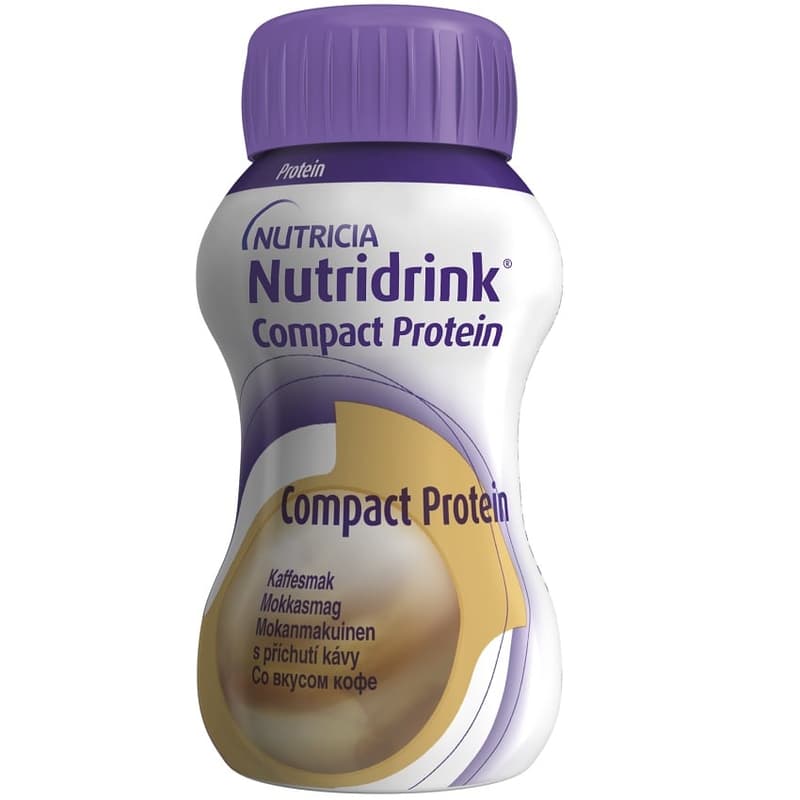 NUTRIDRINK COMPACT PROTEIN S PŘÍCHUTÍ KÁVY perorální roztok 4X125ML
