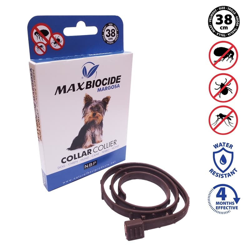 Max Biocide Dog Collar obojek pro psy 38cm