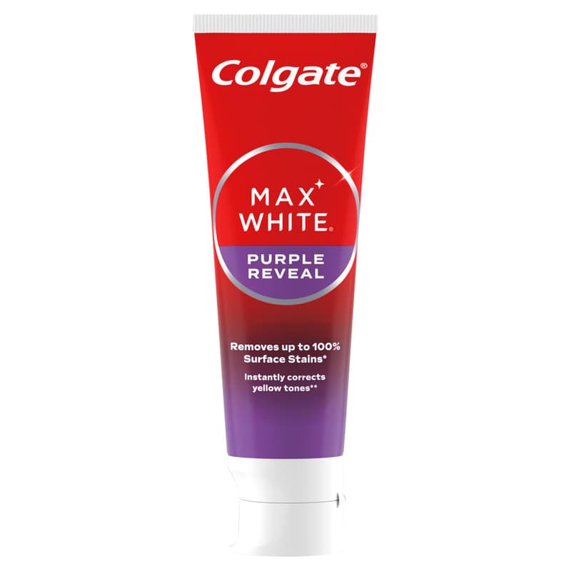 Colgate Max White Purple Reveal whitening toothpaste